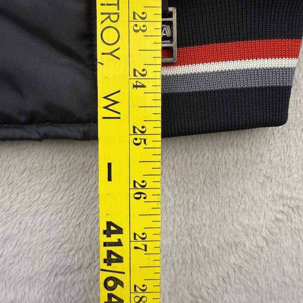 Yamaha Jacket Mens Large Maxim Wear Vintage Snowmobile Black Quilted